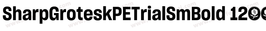 SharpGroteskPETrialSmBold 12字体转换